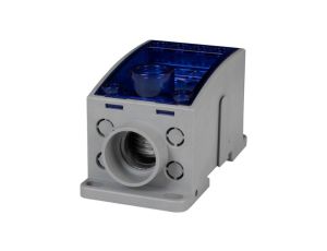 Blok rozdzielczy LKN 250A (1x120/4x16 - 2x35,1x25,4x16,4x10) Al/Cu- niebieski