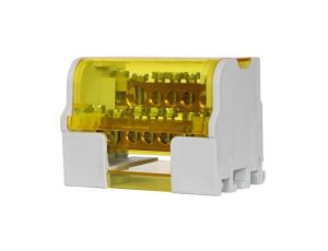 Blok rozdzielczy dwubiegunowy LBR - 207 (100A - 2x7 otworów)