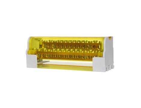 Blok rozdzielczy dwubiegunowy LBR - 215 (125A - 2x15 otworów)