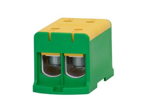 Złączka szynowa ZU 1-torowa (2x240/2x240mm2) Al/Cu - żółto/zielona