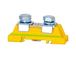 Zacisk ochronny 2x35mm2 - żółto/zielony