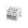 Zacisk HLK 125A-4 (1x35,3x25 / 1x35,3x25) Al/Cu - szary