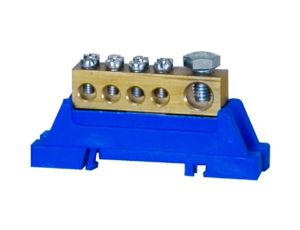 Zacisk ochronny 1x25mm2, 4x10mm2 - niebieski