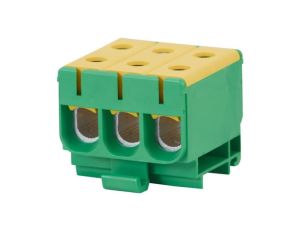 Złączka szynowa ZU 1-torowa (3x50/3x50mm2) Al/Cu - żółto/zielona