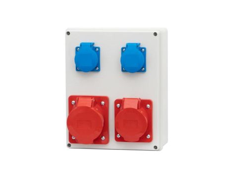 Rozdzielnica R-240 - gniazda 2x16A 5p, 2x230V