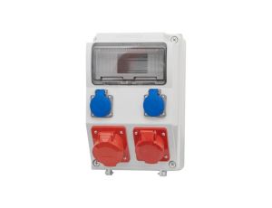 Rozdzielnica CAJA 9M - gniazda 2x32A 5p, 2x230V /9 modułów/
