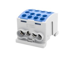 Zacisk HLK 125A-4 (1x35,3x25 / 1x35,3x25) Al/Cu - niebieski