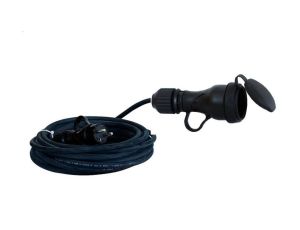 Przedłużacz 1-gniazdowy 3x1,5 OW - 40m z wtyczką i gniazdem