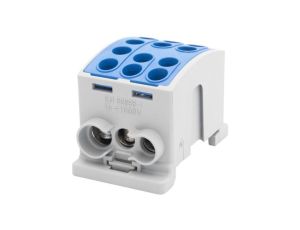 Zacisk HLK 125A-3 (1x35,2x25 / 1x35,2x25) Al/Cu - niebieski