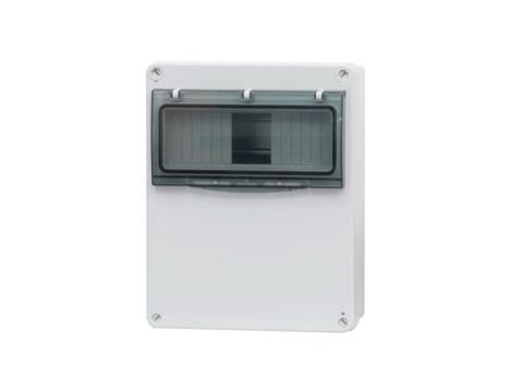 Obudowa R-240 240x190x90mm IP65 okno 8M /8 modułów/ IP 65