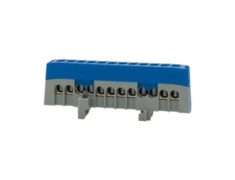 Listwa ochronna ZPI 12-modułowa (12x16mm2) IP20 AL/CU - niebieska