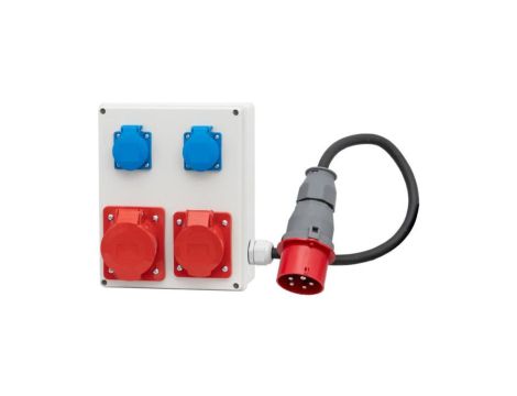 Rozdzielnica R-240 - gniazda 2x16A 5p, 2x230V, przewód OW 5x2,5 - 1,5m