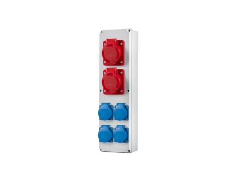 Rozdzielnia VERTICAL B - gniazda 2x32A 5p, 4x230V