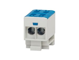 Złączka szynowa ZU 1-torowa (2x35/2x35mm2) Al/Cu - niebieska