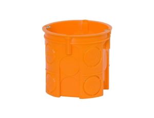 Puszka pomarańczowa 60 końcowa głęboka z wkrętami