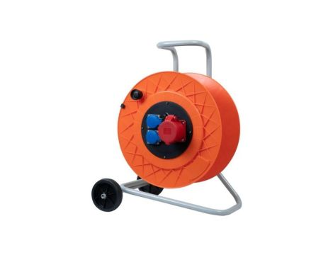 Rozgałęźnik na bębnie plastikowym GOLIA-420 NK 16A 5p, 2x230V IP44