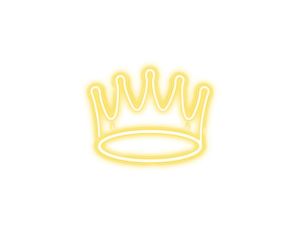 Neon PLEXI LED KORONA ciepła biała NNE12 Neolia