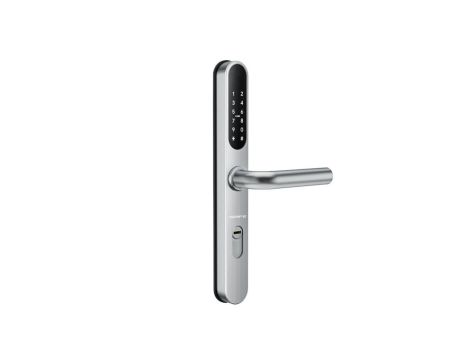 Elektroniczny zamek do drzwi SmartLock RC SLIM UNI sz=41mm (13,56Mhz Mifare, kod PIN, Bluetooth)
