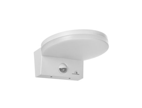 Oprawa elewacyjna LED z czujnikiem PIR 15W, IP65, 1560lm, 4000K szary MCE344 W