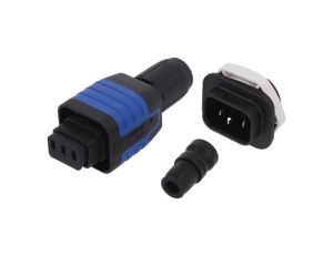 Złącze zasilające AC konektory 6,3x0,8mm,zacisk śrubowy 10A 4312.0005