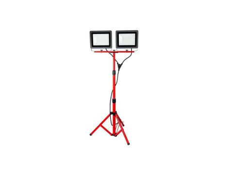 Zestaw Naświetlacz REFLEKTOR LED + STATYW IP65 2 X 50W