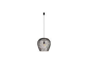 Lampa wisząca HAITI w rozmiarze S Czarny bambusowy klosz 11166 Nowodvorski