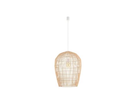 Lampa wisząca HAITI L klosz bambus Naturalne drewno 11165 Nowodvorski