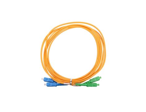 Patchcord Jednomodowy, Duplex, G657A1, 3mm, 2m Extralink SC/APC-SC/UPC