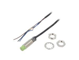 Czujnik indukcyjny o zasięgu 0...4mm, NPN / NO, 10...30VDC, M12, IP67 PR12-4DN