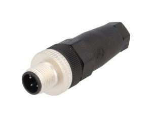 Wtyk M12 PIN: 4 męskie kod A-DeviceNet / CANopen na przewód ELST4012PG7