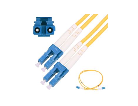 Patchcord Jednomodowy, Duplex, G657A1, 3mm, 5m Extralink LC/UPC-LC/UPC