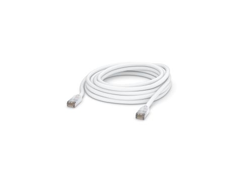 Patchcord LAN Zewnętrzny, Cat.5e STP, 8m, biały Ubiquiti UACC-Cable-Patch-Outdoor-8m-WH