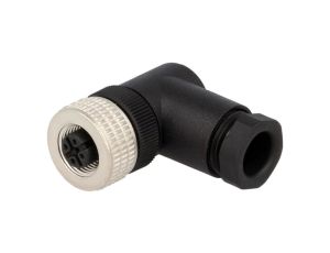 Wtyk M12 PIN: 4 żeńskie kod A-DeviceNet / CANopen na przewód ELWIKA4012PG9