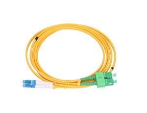 Patchcord Jednomodowy, Duplex, G657A, 3mm, 2m Extralink SC/APC-LC/UPC