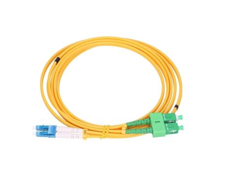 Patchcord Jednomodowy, Duplex, G657A, 3mm, 2m Extralink SC/APC-LC/UPC