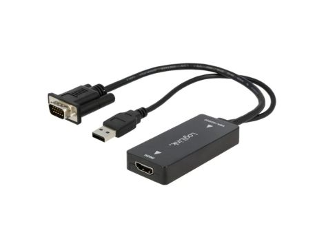 Konwerter, D-Sub 15-PIN HD/HDMI/USB A CV0060