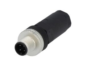 Wtyk M12 PIN: 4 męskie kod A-DeviceNet / CANopen na przewód ELST4012PG9