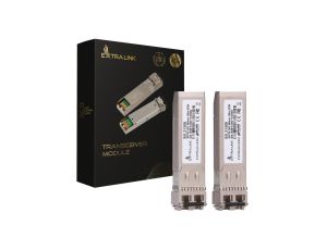 Moduł SFP28 25Gbps, LC/UPC Duplex, 850nm, 100m, multi mode, DOM Extralink SFP28 25G 2-Pack