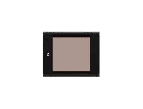 Szafa rack beznarzędziowy montaż, montowana na ścianie Extralink Premium 9U 600x600 Czarna