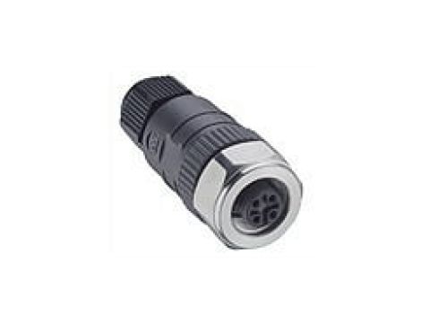 Złącze do samokonfekcjonowania M12 żeńskie proste 8-PINowe z nakrętką 51351 RKCN 8/9