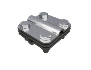 Złącze krzyżowe - 4 śrubowe, 40, 3 płytki OG L20142