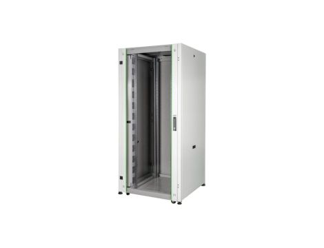 Szafa teleinformatyczna rack 19 cali Hyper Pro 32U 600x600, drzwi szklane, kolor szary Digitus Professional DN-51002