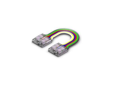 Złącze do taśmy LED - MC - RGB+CCT 12mm - COB - dwustronne z przewodem - ED00033908