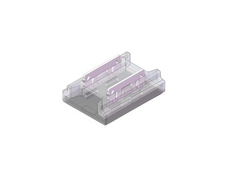 Złącze do taśmy LED - MC - MONO 8mm - SMD/COB - dwustronne - ED00033882