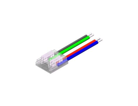Złącze do taśmy LED - MC - CCT/RGB 10mm - COB - jednostronne z przewodem - ED00033895
