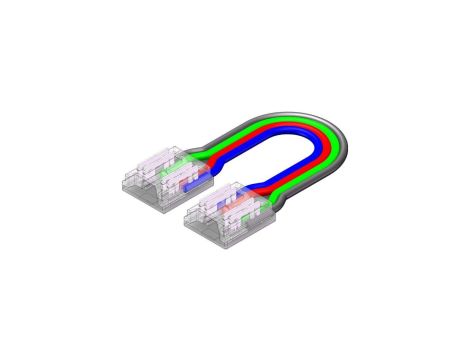 Złącze do taśmy LED - MC - CCT/RGB 10mm - COB - dwustronne z przewodem - ED00033904