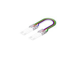 Złącze do taśmy LED - MC - RGBW 12mm - COB - dwustronne z przewodem - ED00033906