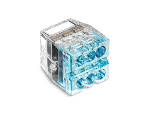IDEALNA Szybkozłączka SCP6 wtykowa do drutów i wielodrutów 6-torowa 4mm 24A 450V 88000003S /50szt./