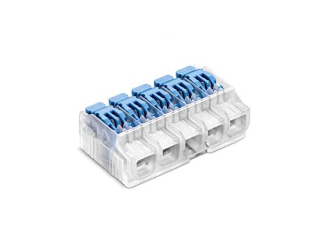 IDEALNA Szybkozłączka SCL5 z dźwignią do linek i drutów 5-torowa 4mm 32A 450V 88000323S /30szt./