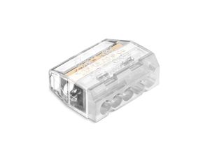 IDEALNA Szybkozłączka SCP5 wtykowa do drutów i wielodrutów 5-torowa 4mm 24A 450V 88000002S /50szt./